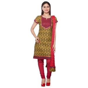 Handmade Cotton 3-Piece Churidar Suit
